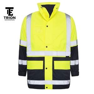เสื้อแจ็คเก็ตนิรภัยสีเขียวสะท้อนแสง กันน้ำ น้ำหนักเบา สำหรับทุกเพศ ผลิตจากผ้าโพลีเอสเตอร์แบบซอฟต์เชลล์ เหมาะสำหรับฤดูหนาว ป้องกันไฟฟ้าสถิต - Product Image 1