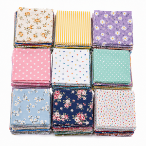 ผ้าฝ้ายป๊อปลินทอ 50 ชิ้น ขนาด 10x10 ซม. เป็นมิตรกับสิ่งแวดล้อม น้ำหนักเบา เหมาะสำหรับงานเย็บปะติดปะต่อ งานฝีมือ DIY ชุดเย็บผ้าควิลท์ - Product Image 2