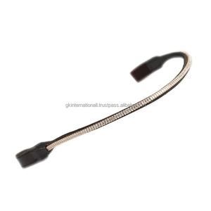 Cristales de cuero genuino para silla de montar, banda decorativa para cejas rectas para caballos en todos los tamaños personalizados - Product Image 4