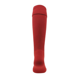 Chaussettes hautes d'hiver pour hommes, couleur bordeaux unie, légères, en spandex, tricotées, longues, à compression pour les mollets - Product Image 6