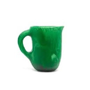 Carafe en résine écologique personnalisée, fabriquée à la main en Inde, anti-fuite, sans danger pour les aliments, motif marbré, capacité 1,5 L, avec poignée, compatible micro-ondes - Product Image 1