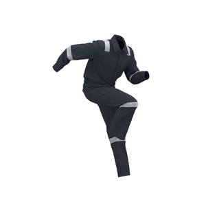 Combinaison de travail de sécurité pour hommes, uniforme de chantier, prix bas, confortable, fabrication en usine, 100% coton, OEM, orange, combinaison de sécurité - Product Image 4