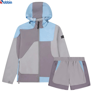 Conjunto Deportivo de 2 Piezas para Hombre con Logotipo Personalizado, Chaqueta Deportiva y Pantalones Cortos, Ropa Deportiva de Moda, Nueva Llegada, Conjunto Informal Cortavientos - Product Image 2