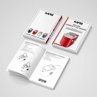 Impression personnalisée de brochures pliées, dépliants publicitaires, brochures, manuels, livrets d'instructions