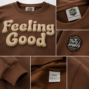 เสื้อสเวตเชิ้ตคอกลมคุณภาพพรีเมียม ผ้าฝ้ายฟลีซ ทรงโอเวอร์ไซส์ สไตล์ลำลอง สตรีทแวร์ ทรงหลวม ใส่ได้ในฤดูหนาว เสื้อสเวตเชิ้ตผู้ชาย - Product Image 4