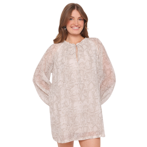 Vestido Mini Estampado Bohemio para Mujer, Atuendo de Verano para Vacaciones - Product Image 4