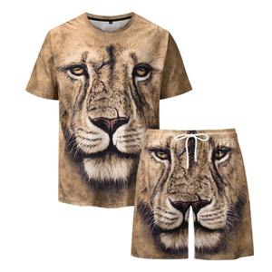 Conjunto Deportivo Sublimado para Hombre, de Algodón Transpirable, 100% Algodón, con Estampado - Product Image 6