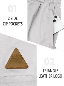 Shorts décontractés pour hommes, légers, en tissu de coton doux, taille élastique, confortables, pour la salle de sport, la course à pied, la détente, la plage, pour hommes - Product Image 4