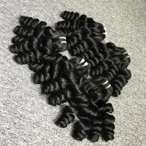 Extensiones de pelo rizado humano virgen sin procesar al por mayor de fábrica de Vietnam gran oferta con precio increíble - Product Image 2