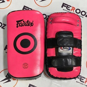 เป้าซ้อมมวย Fairtex สีชมพู หนัง PU ทนทาน อุปกรณ์ฝึกซ้อมสำหรับป้องกันร่างกายในยิม OEM มวยไทย - Product Image 6