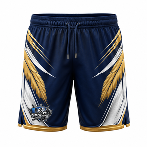 Pantalones Cortos de Fútbol de Alta Calidad, Malla de Poliéster de Alto Rendimiento, Control de Humedad, Flexibles, Cómodos para Deportes de Equipo - Product Image 1