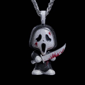 Colgante de Moissanita Hiphop Más Vendido, Joyería Elegante para Uso Diario, Colección de Regalos Disponible a Precio de Mayoreo - Product Image 1