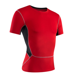 2026 Custom Logo Spandex <b>Polyester</b> <b>T</b> <b>Shirt</b> Compression Breathable Athletic Gym Men's <b>T</b>-<b>Shirts</b> Quick Dry Sport <b>T</b> <b>Shirt</b> for Men - Product Image 1