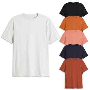 Wholesale Tee Shirt Manufacturer High Quality Basic Soft Jersey <b>Beach</b> Party Lightweight Plain Black T Shirt - Product Image 5