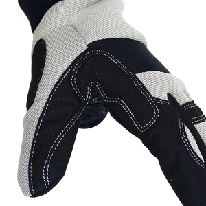 Gants de mécanicien en cuir synthétique Vantrex Industries avec logo personnalisé, poignets et paumes rembourrés flexibles, compatibles avec les écrans tactiles - Product Image 4