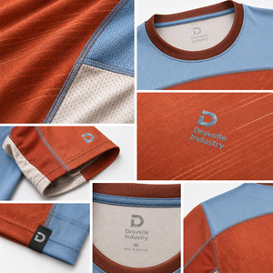 เสื้อแพเดล OEM พรีเมียม ระบายอากาศได้ดี แห้งเร็ว พร้อมช่องระบายอากาศแบบตัดด้วยเลเซอร์ และลายพิมพ์แบบซับลิเมชั่นสีดินเผา - Product Image 5