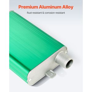 Marmitta per Riscaldatore Diesel da 0,94 Pollici, in Alluminio, con 2 Morsetti e Viti, Perfetta per Riscaldatori Diesel - Aggiornamento per Condizionatore da Parcheggio Auto - Product Image 6