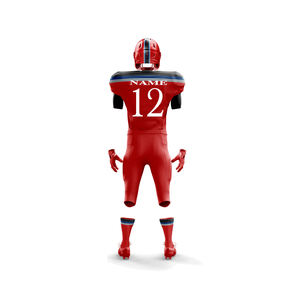 OEM Design Most Popular Breathable Plus <b>Size</b> Short Sleeve American <b>Football</b> Uniform Set Light Weight American <b>Football</b> uniform - Product Image 3