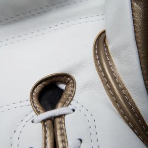 Gants de boxe MMA et de gym en cuir de vachette véritable, multicolores, à lacets, anti-UV, séchage rapide, avec sangle de poignet réglable – Vente chaude - Product Image 5