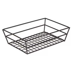 Paniers à fruits minimalistes en métal et fer avec finitions noires mates élégantes, parfaits pour les cuisines de style scandinave - Product Image 5