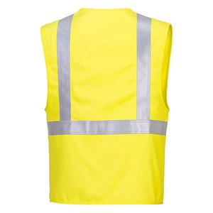 Construction Uniform Work High Visibility Vest Breathable Reflective Safety Roadway <b>Worker</b> Security Vest - Product Image 6