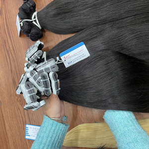 Extensiones de Cabello Humano Vietnamita 100% Naturales de Alta Calidad, en Tiras Adhesivas, Lisas, Varios Colores, Sin Desprendimiento, Sin Enredos - Product Image 2