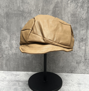 Heavyweight Corduroy Fiddler <b>Cap</b> Retro Autumn Winter Newsboy <b>Hat</b> Classic Rope & Button Detail Fiddler <b>Cap</b> Structured Marine Sai - Product Image 6