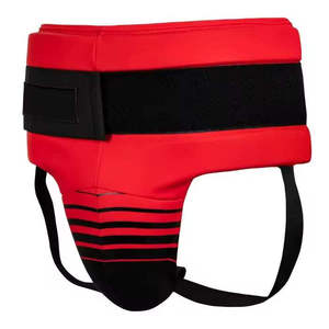 อุปกรณ์ป้องกันอวัยวะเพศชายสำหรับชกมวย ทำจากหนังใหม่ บุฟองน้ำความหนาแน่นสูง ดีไซน์สั่งทำได้ ใช้ได้ทั้งชายและหญิง ราคาประหยัดจากปากีสถาน - Product Image 1