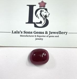 Best Price 100% Natural <b>Ruby</b> Cabochon Gemstone Pinkish Red 23.66 Carat Oval Heat-Treated July Birthstone for Jewelry Making - Product Image 5