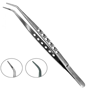 Pinzas Dentales de Acero Inoxidable, Pinzas de Precisión para Algodón, para Clínicas Dentales, Procedimientos Quirúrgicos y Aplicaciones de Laboratorio - Product Image 4