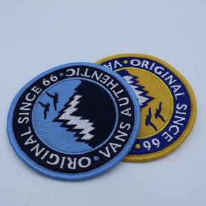 High Quality Chenille Varsity Lady Embroidered Square Patch Custom Personalized <b>Badge</b> for Clothing Shoes Bags Workwear Branding - Product Image 4