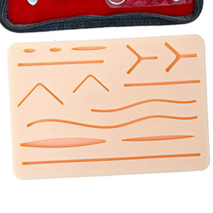 Kit de suture en acier inoxydable avec coussin d'entraînement pour la formation des étudiants, ensemble d'instruments chirurgicaux - Product Image 2