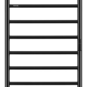 Scaldasalviette Elettrico a Parete a 6 Barre, Moderno, Impermeabile IPX5, con Display LED e Timer per Bagno - Product Image 6