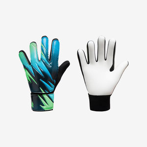 Football Goalkeeper <b>Gloves</b> with Customized Logo Custom German Contact Latex Palm High Grip Training Match OEM Factory - Product Image 1