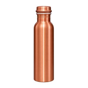 Polished Copper <b>Water</b> <b>Bottle</b> with Detailed <b>Neck</b> Copper <b>Water</b> <b>Bottle</b> 12 In X 4 In Portable Minimalist Design for Travel - Product Image 4
