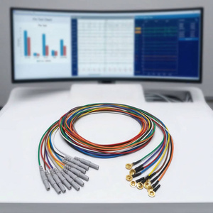แผ่นอิเล็กโทรดแบบใช้ซ้ำได้สำหรับการตรวจวัดคลื่นไฟฟ้าสมอง (EEG) ทางคลินิก สายไฟเคลือบทองคำหลากสี ยี่ห้อ <span class=keywords><strong>NCC</strong></span> Medical - Product Image 5