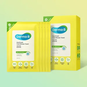 DeoFresh asciugamano da doccia Cool 5ea Pack salviette da bagno Premium per rinfrescare la sensazione di freschezza dopo il bagno - Product Image 1