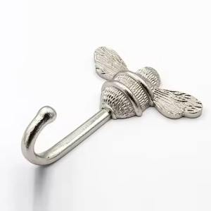 Ganchos de pared metálicos de estilo decorativo para colgar toallas de cocina, soporte de almacenamiento montado en la pared para el interior del hogar - Product Image 4