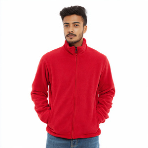 Veste polaire zippée pour homme, col montant, avec poches extérieures, en polaire épaisse - Product Image 2