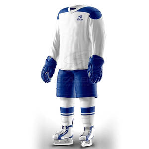Vente directe d'usine, uniforme de hockey sur glace personnalisable avec tissu durable, coupe extensible, parfait pour les joueurs - Product Image 4