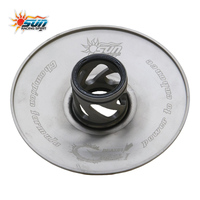 SUN RACING BEAT FI V1 Nouvelle Couvercle de panneau d'entraînement en acier pour poulie motrice CVT, Pièces de rechange/amélioration pour transmission de moto