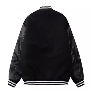 Veste de sport d'hiver pour homme Econex, en polyester/coton, polaire, coupe-vent, couleur unie, fermeture à un bouton, coupe ajustée décontractée - Product Image 3