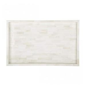 Plateau en os incrusté fait main de luxe pour le service, la table basse, la salle à manger, la décoration de la maison, les cadeaux, écologique, qualité supérieure - Product Image 1