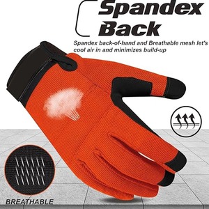 Guantes de Conducción de Cuero Unisex CAPTAIN INDUSTRY para Invierno, con Dedos Descubiertos, Color Sólido, Impermeables, Antideslizantes y con Protección UV, Venta al Por Mayor - Product Image 6
