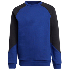 Men's Crew Neck Raglan Sleeve Pullover Sweatshirt Regular Fit Solid Color Cotton Fleece Knitted Casual Autumn Style - Product Image 2