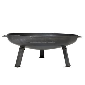 Garden Trellis Pattern Laser Cut Steel Fire Pit with Carrying Bag - Product Image 3