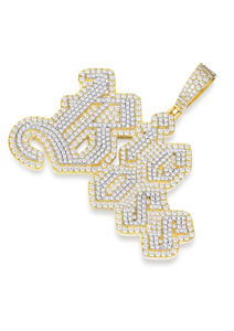 Colgante de Letra 16XO de Plata 925 con Cristales de Estrás y Micro Pavé, Estilo Hiphop, Amuleto Unisex, Regalo de Joyería - Product Image 3