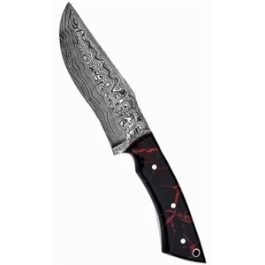 <b>Hand</b> Finished Damascus Steel Hunting Knives Forged Fixed Blade Outdoor Camping Bushcraft Hunting Cutting <b>Tools</b> With Traditional - Product Image 2