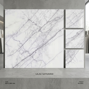 Azulejos Vitrificados Digitales HD con Aspecto de Mármol New Era, 60x60cm, 18mm/20mm, Resistentes al Fuego, Antideslizantes, de Porcelana de Lujo para Baño y Exteriores - Product Image 1