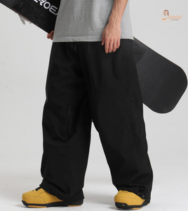 Pantalones de Esquí Unisex, Holgados, Impermeables, Transpirables, de Pierna Ancha, Estilo Cargo, Casuales, Rectos, 100% Algodón, para Adultos, Exportación - Product Image 1